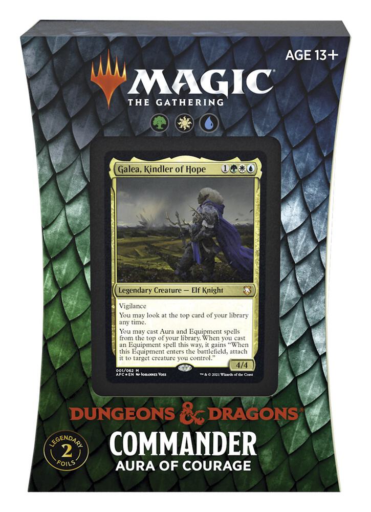 Adventures in the Forgotten Realms - Aura of Courage Commander Deck, Commander: Adventures in the Forgotten Realms P238759