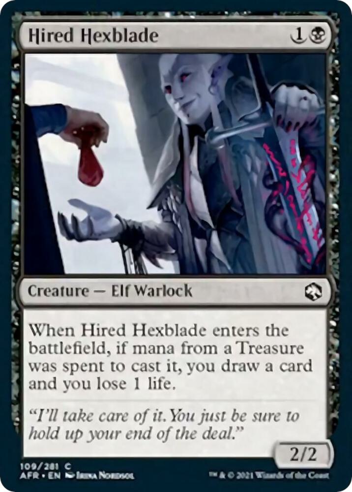 Hired Hexblade, Adventures in the Forgotten Realms 109
