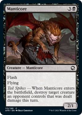 Manticore, Adventures in the Forgotten Realms 113