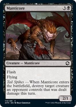 Manticore, Adventures in the Forgotten Realms 113
