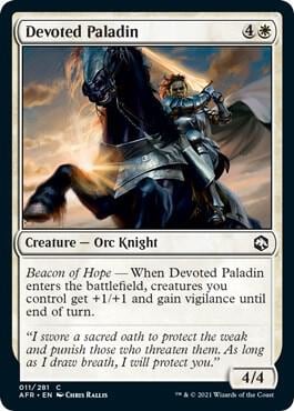 Devoted Paladin, Adventures in the Forgotten Realms 11