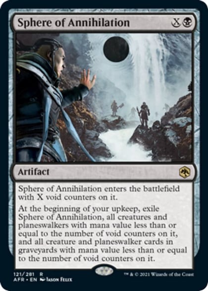 Sphere of Annihilation, Adventures in the Forgotten Realms 121