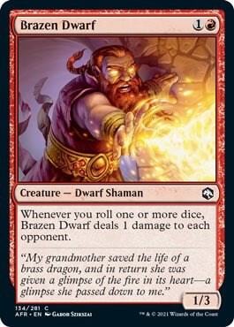 Brazen Dwarf, Adventures in the Forgotten Realms 134