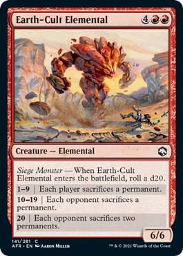 Earth-Cult Elemental, Adventures in the Forgotten Realms 141