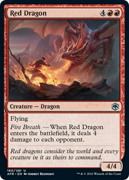 Red Dragon, Adventures in the Forgotten Realms 160