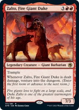 Zalto, Fire Giant Duke, Adventures in the Forgotten Realms 171