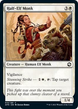 Half-Elf Monk, Adventures in the Forgotten Realms 19