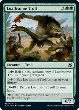 Loathsome Troll, Adventures in the Forgotten Realms 192