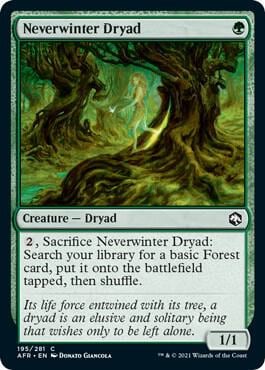 Neverwinter Dryad, Adventures in the Forgotten Realms 195
