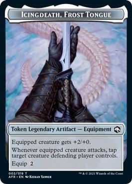 Icingdeath, Frost Tongue Token, Adventures in the Forgotten Realms 2