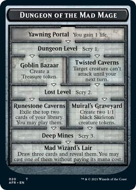 Dungeon of the Mad Mage // Goblin Double-Sided Token, Adventures in the Forgotten Realms 20 // 12