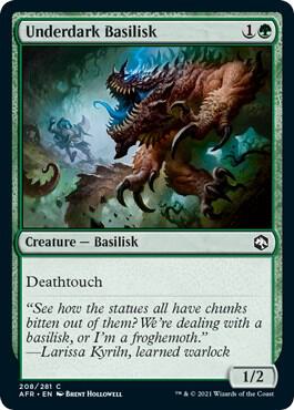 Underdark Basilisk, Adventures in the Forgotten Realms 208