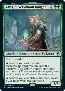 Varis, Silverymoon Ranger, Adventures in the Forgotten Realms 209