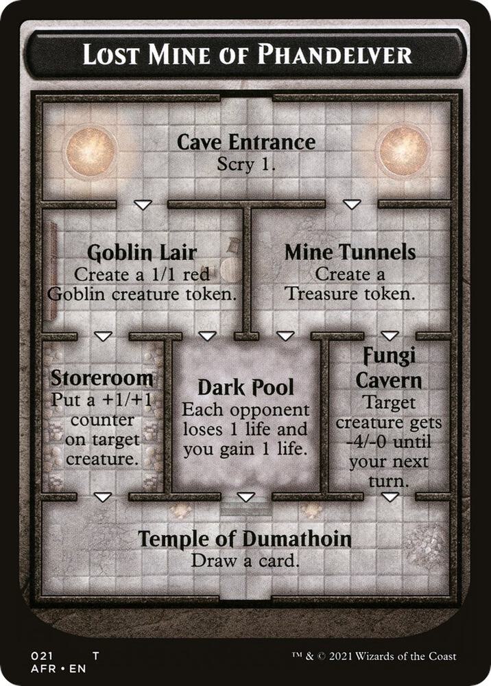 Lost Mine of Phandelver // Goblin Double-Sided Token, Adventures in the Forgotten Realms 21 // 12