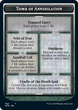 Tomb of Annihilation // The Atropal Double-Sided Token, Adventures in the Forgotten Realms 22 // 5