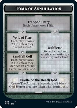 Tomb of Annihilation // The Atropal Double-Sided Token, Adventures in the Forgotten Realms 22 // 5