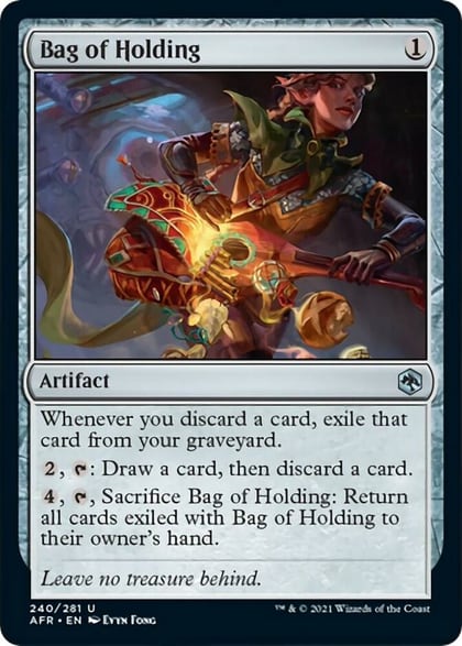 Bag of Holding, Adventures in the Forgotten Realms 240