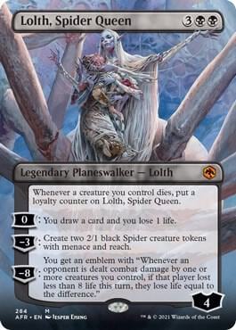 Lolth, Spider Queen (Borderless), Adventures in the Forgotten Realms 284