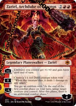 Zariel, Archduke of Avernus (Borderless), Adventures in the Forgotten Realms 285
