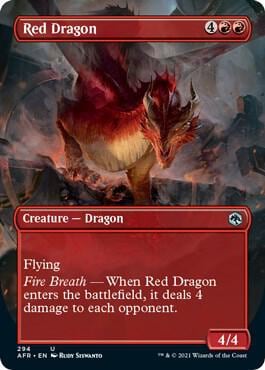 Red Dragon (Borderless), Adventures in the Forgotten Realms 294