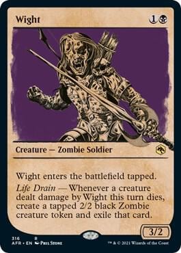 Wight (Showcase), Adventures in the Forgotten Realms 316