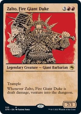 Zalto, Fire Giant Duke (Showcase), Adventures in the Forgotten Realms 323