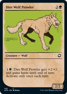 Dire Wolf Prowler (Showcase), Adventures in the Forgotten Realms 325