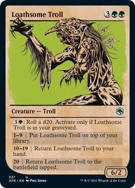 Loathsome Troll (Showcase), Adventures in the Forgotten Realms 327