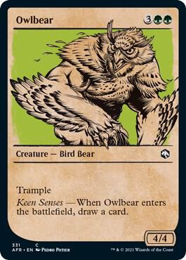 Owlbear (Showcase), Adventures in the Forgotten Realms 331