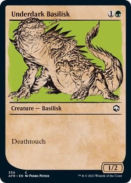 Underdark Basilisk (Showcase), Adventures in the Forgotten Realms 334