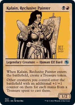 Kalain, Reclusive Painter (Showcase), Adventures in the Forgotten Realms 342