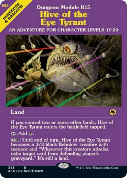 Hive of the Eye Tyrant (Dungeon Module), Adventures in the Forgotten Realms 355