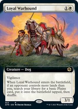 Loyal Warhound (Extended Art), Adventures in the Forgotten Realms 363