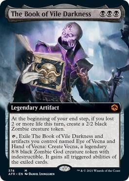 The Book of Vile Darkness (Extended Art), Adventures in the Forgotten Realms 374