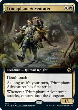 Triumphant Adventurer (Extended Art), Adventures in the Forgotten Realms 390