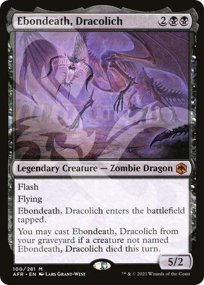 Ebondeath, Dracolich, AFR Ampersand Promos 100