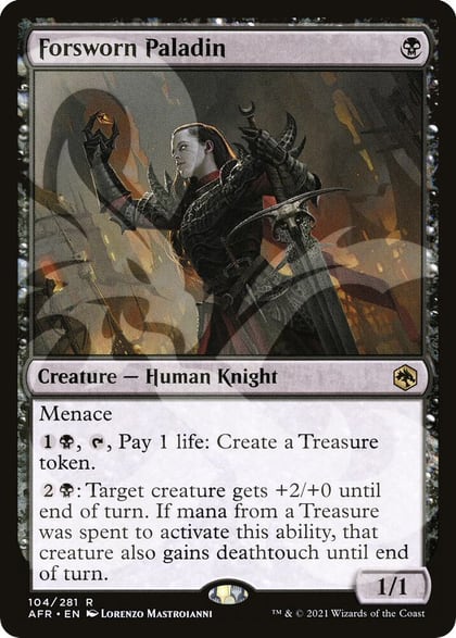 Forsworn Paladin, AFR Ampersand Promos 104