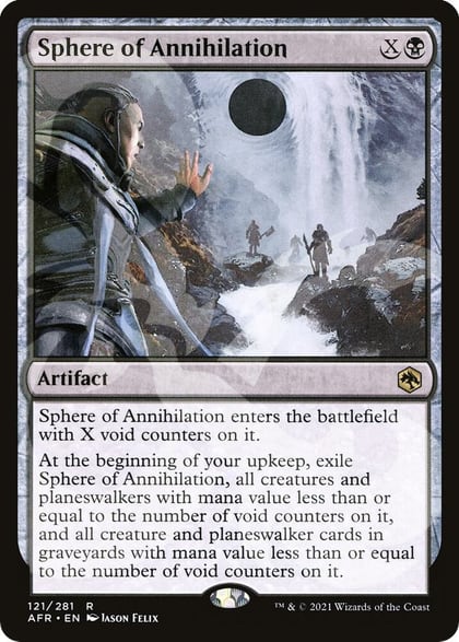 Sphere of Annihilation, AFR Ampersand Promos 121