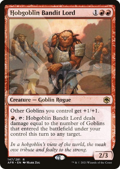 Hobgoblin Bandit Lord, AFR Ampersand Promos 147