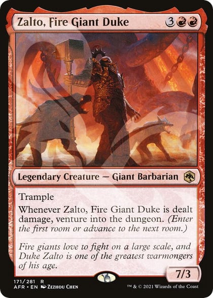 Zalto, Fire Giant Duke, AFR Ampersand Promos 171