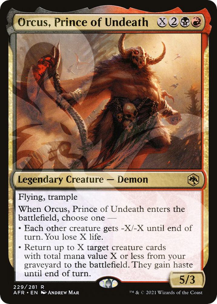 Orcus, Prince of Undeath, AFR Ampersand Promos 229