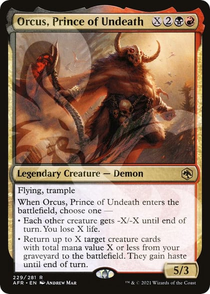 Orcus, Prince of Undeath, AFR Ampersand Promos 229