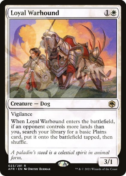 Loyal Warhound, AFR Ampersand Promos 23