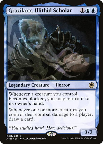 Grazilaxx, Illithid Scholar, AFR Ampersand Promos 60