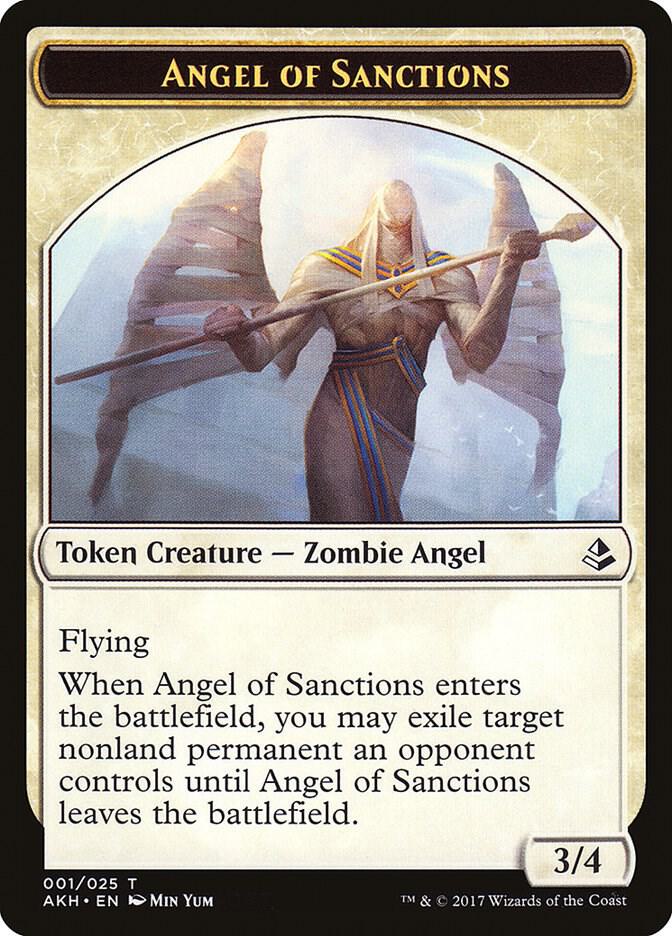 Angel of Sanctions Token, Amonkhet 1