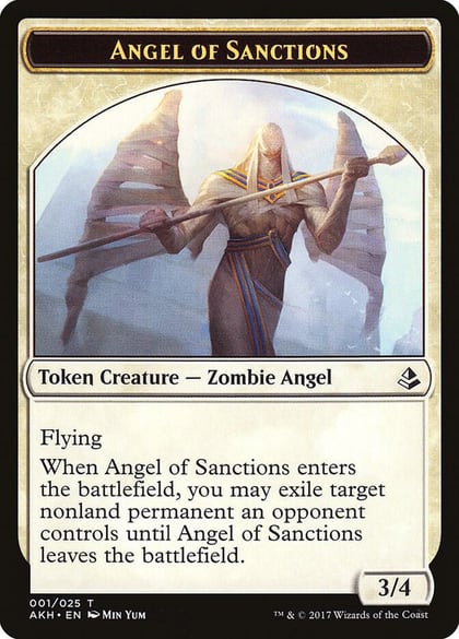 Angel of Sanctions Token, Amonkhet 1