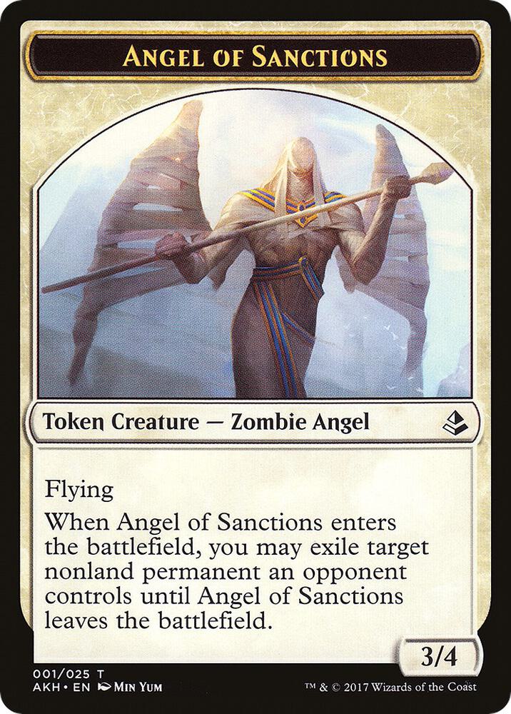 Angel of Sanctions // Drake Double-Sided Token, Amonkhet 1 // 18