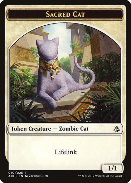 Sacred Cat Token, Amonkhet 10