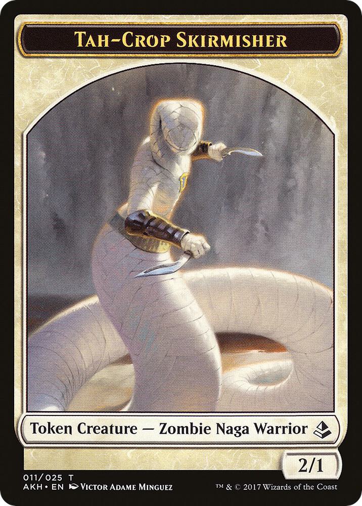 Tah-Crop Skirmisher // Cat Double-Sided Token, Amonkhet 11 // 16