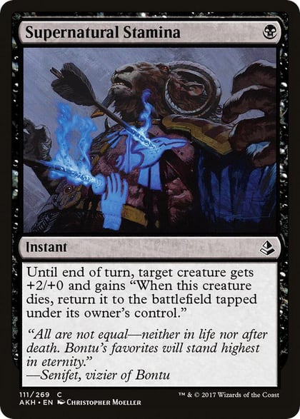 Supernatural Stamina, Amonkhet 111